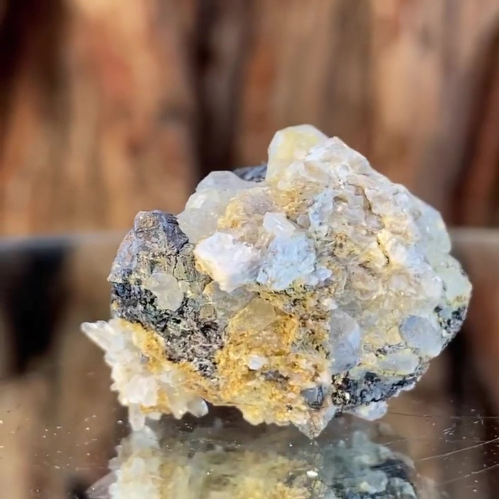 3cm 20g Wolframite & Quartz from Yaogangxian Mine, Hunan, China