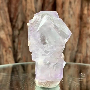 6cm 80g Clear Purple Fluorite, Yaogangxian Mine, Hunan China