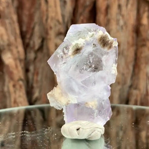 6cm 80g Clear Purple Fluorite, Yaogangxian Mine, Hunan China