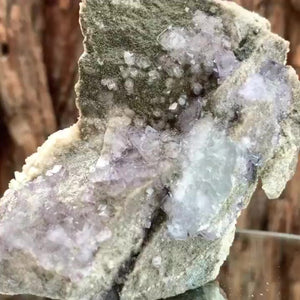 9cm 310g Clear Purple Fluorite, Yaogangxian Mine, Hunan China