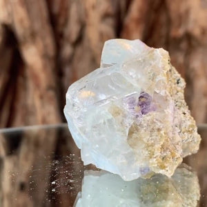 5.3cm 84g Blue Fluorite from Xianghuapu Mine, Hunan, CN