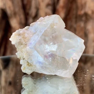 5.3cm 84g Blue Fluorite from Xianghuapu Mine, Hunan, CN