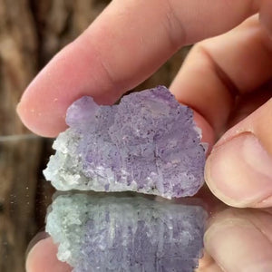 3.8cm 26g Purple Fluorite from Xianghuapu Mine, Hunan, CN