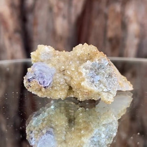 4.4cm 18g Purple Fluorite from Xianghuapu Mine, Hunan, CN