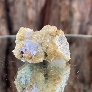 4.4cm 18g Purple Fluorite from Xianghuapu Mine, Hunan, CN