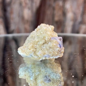 4.4cm 18g Purple Fluorite from Xianghuapu Mine, Hunan, CN