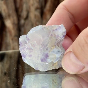 3.5cm 36g Purple Fluorite from Xianghuapu Mine, Hunan, CN