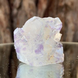 3.5cm 36g Purple Fluorite from Xianghuapu Mine, Hunan, CN