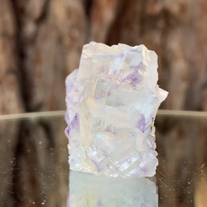 3.5cm 36g Purple Fluorite from Xianghuapu Mine, Hunan, CN
