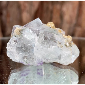 4cm 42g Clear Fluorite from Xianghuapu Mine, Hunan, CN