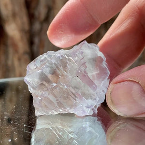 3.5cm 34g Clear Fluorite from Xianghuapu Mine, Hunan, CN