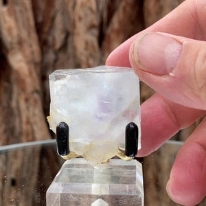 4.5cm 44g Clear Fluorite from Xianghuapu Mine, Hunan, CN