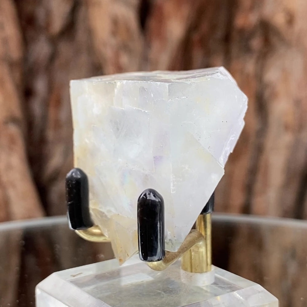 4.5cm 44g Clear Fluorite from Xianghuapu Mine, Hunan, CN