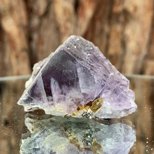 5cm 68g Purple Fluorite from Xianghuapu Mine, Hunan, CN