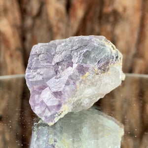 5cm 68g Purple Fluorite from Xianghuapu Mine, Hunan, CN