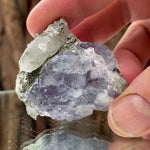 4.5cm 82g Purple Fluorite from Xianghuapu Mine, Hunan, CN