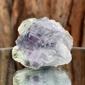 4.5cm 82g Purple Fluorite from Xianghuapu Mine, Hunan, CN