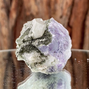 4.5cm 82g Purple Fluorite from Xianghuapu Mine, Hunan, CN