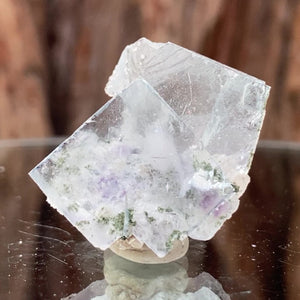 3cm 18g Clear Fluorite from Yaogangixan Mine, Hunan, China