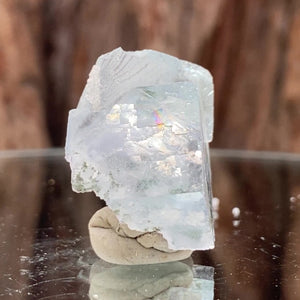 3cm 18g Clear Fluorite from Yaogangixan Mine, Hunan, China