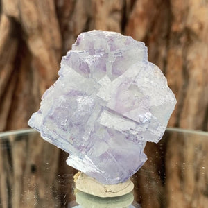5.4cm 82g Purple Fluorite from Yaogangixan Mine, Hunan, China