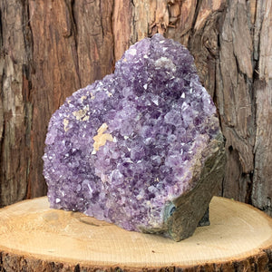 17.5cm 4kg Amethyst in Geode from Brazil