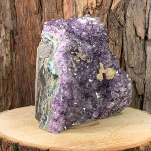 17.5cm 4kg Amethyst in Geode from Brazil