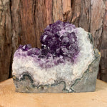 18cm 2.95kg Amethyst in Geode from Brazil