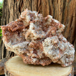 22.5cm 4.29kg White Pink Aragonite from Morocco