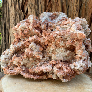 
            
                Load image into Gallery viewer, 22.5cm 4.29kg White Pink Aragonite from Morocco
            
        