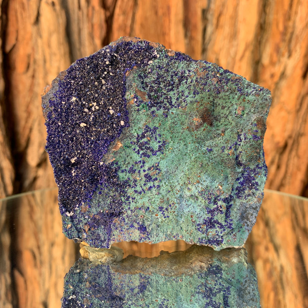 
            
                Load image into Gallery viewer, 8.9cm 268g Azurite, Malachite, Quartz from Bou Beker, Morocco
            
        