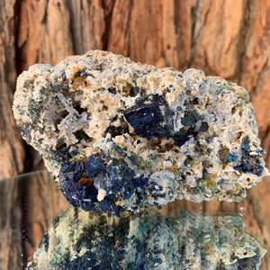 
            
                Load image into Gallery viewer, 13cm 332g Azurite, Malachite, Quartz  from Bou Beker, Morocco
            
        