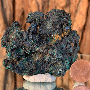6.5cm 88g Brochantite from Bou Beker, Morocco