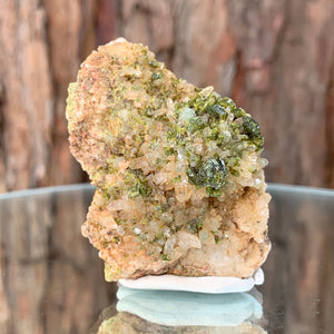 5.5cm 40g Epidote, Clear Quartz from Morocco