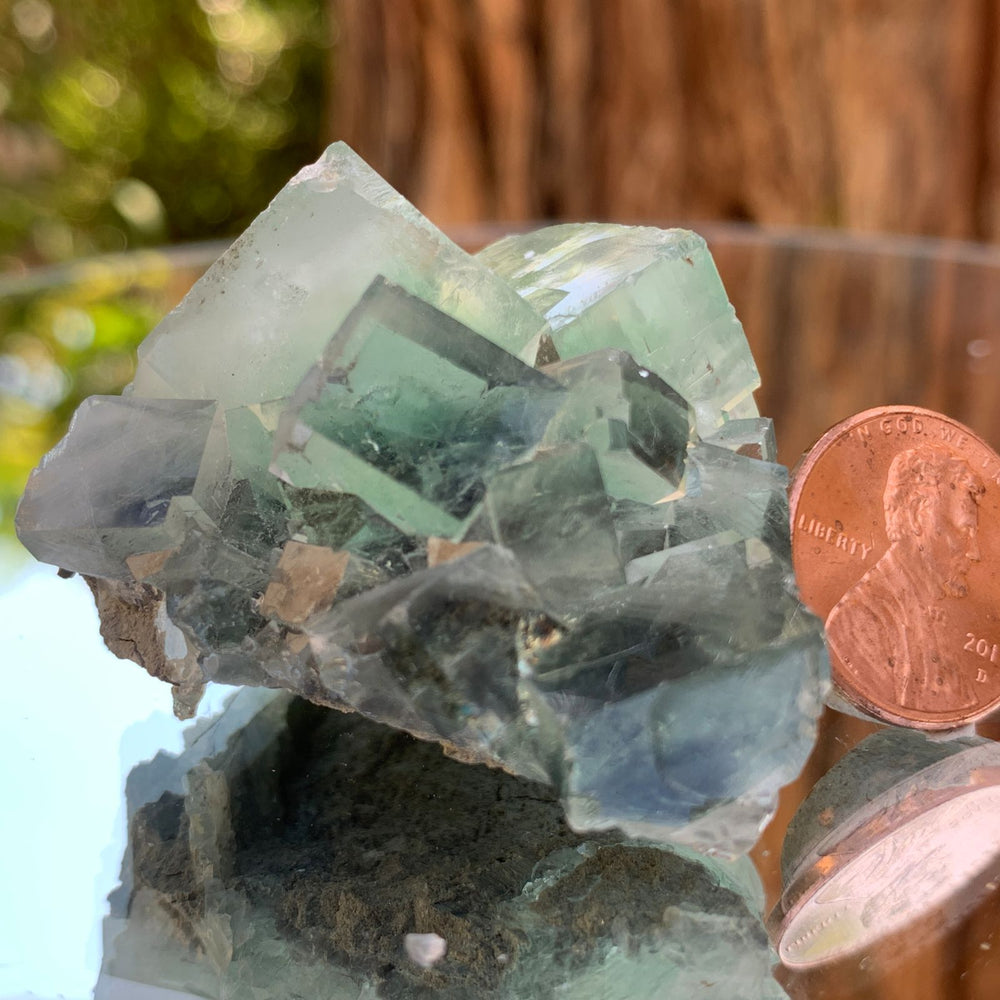 
            
                Load image into Gallery viewer, 5.5cm 68g Clear Green Fluorite from Xianghualing, China
            
        