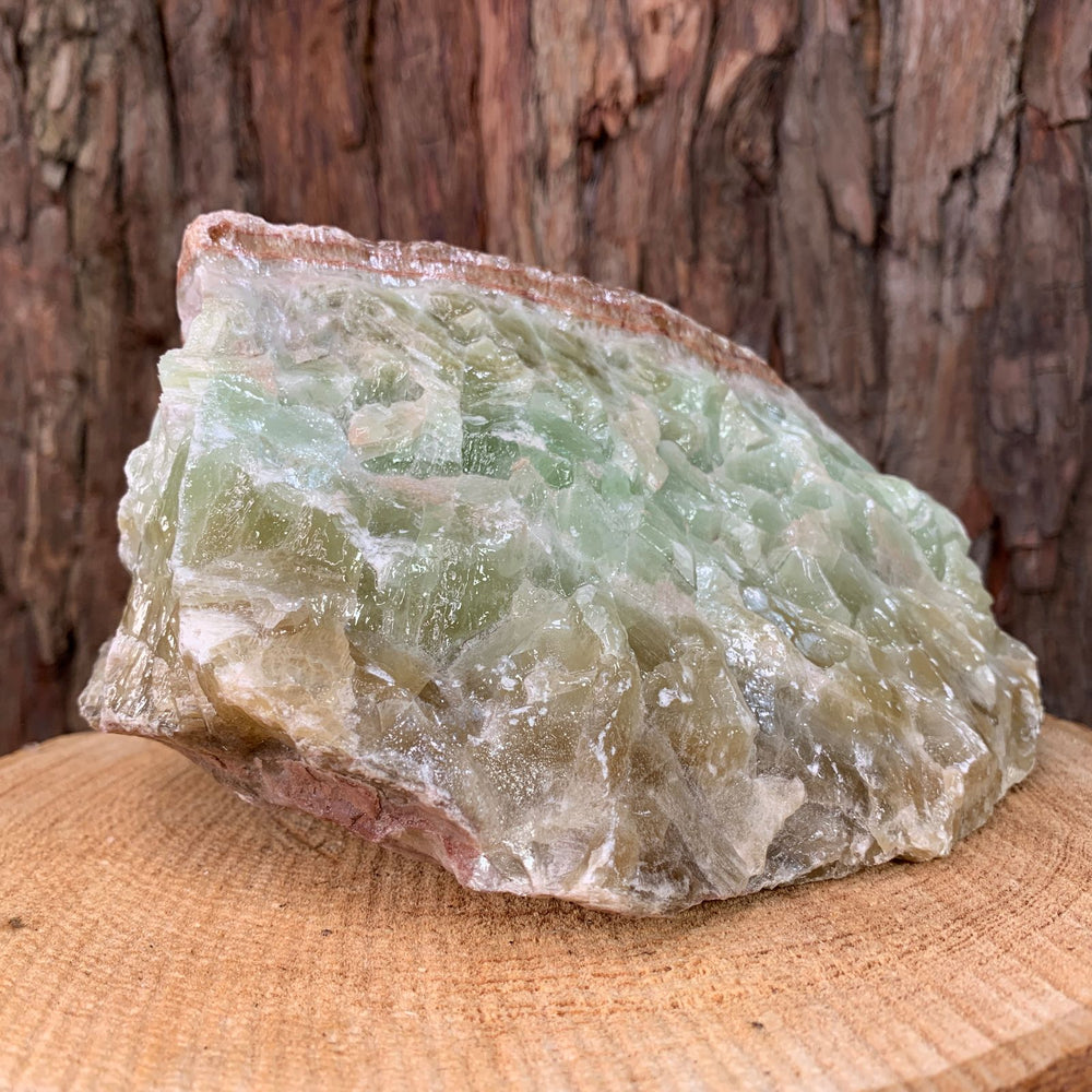 18.5cm 3.95kg Multicolor Green Calcite from Mexico