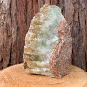 18.5cm 3.95kg Multicolor Green Calcite from Mexico