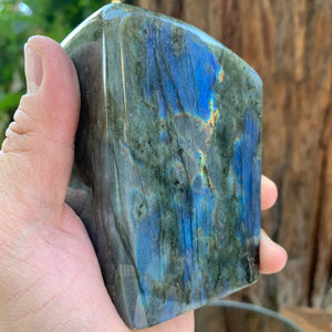 9.5cm 634g Polished Labradorite from Madagascar