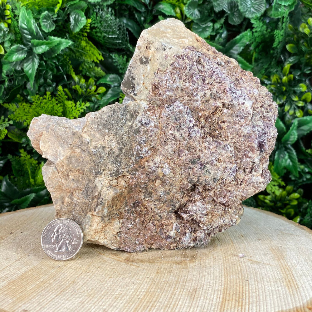 16.5cm 1.41kg Lepidolite from Brazil