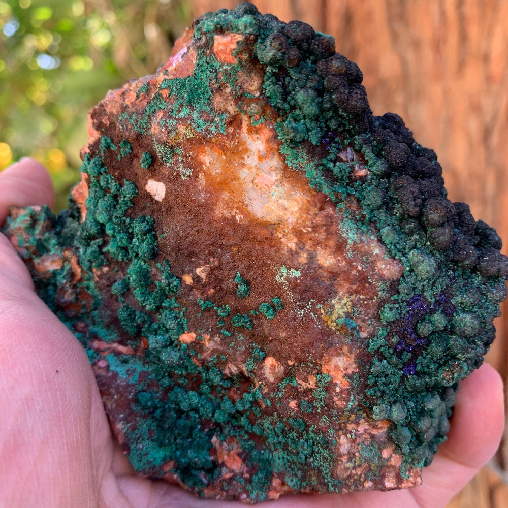 10cm 506g Malachite, Azurite from Bou Bekker, Morocco