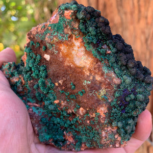 10cm 506g Malachite, Azurite from Bou Bekker, Morocco
