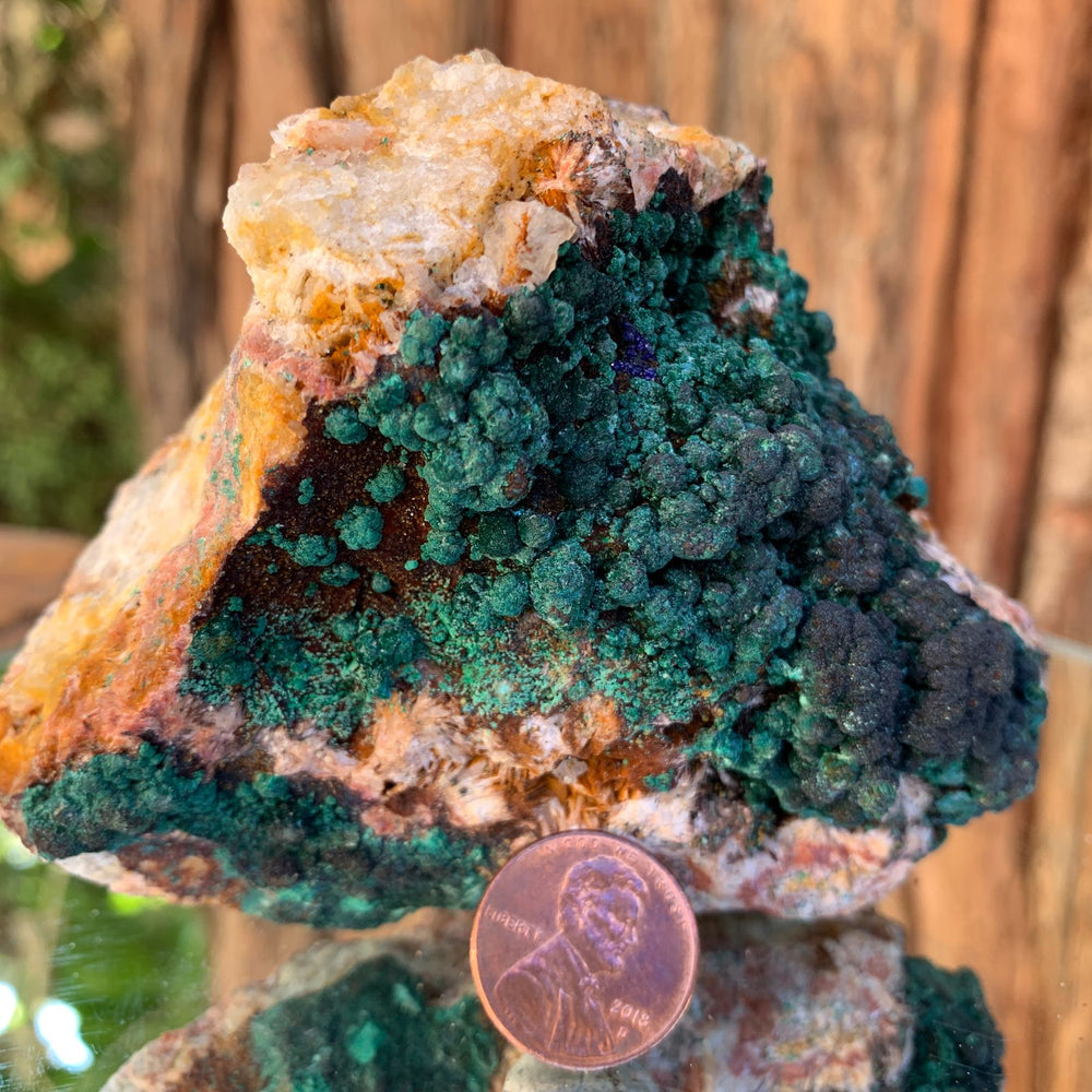 10cm 612g Malachite from Bou Bekker, Morocco