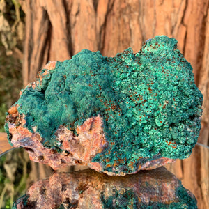 15.5cm 2kg Malachite, Barite from Bou Bekker, Morocco