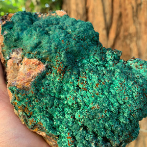 15.5cm 2kg Malachite, Barite from Bou Bekker, Morocco