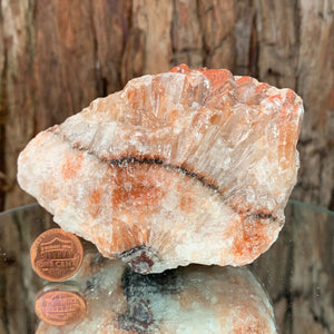 11cm 930g Red and White Calcite from Mexico