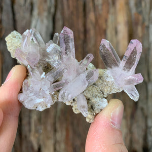 9cm 36g Veracruz Amethyst with Chalcedony from Mexico