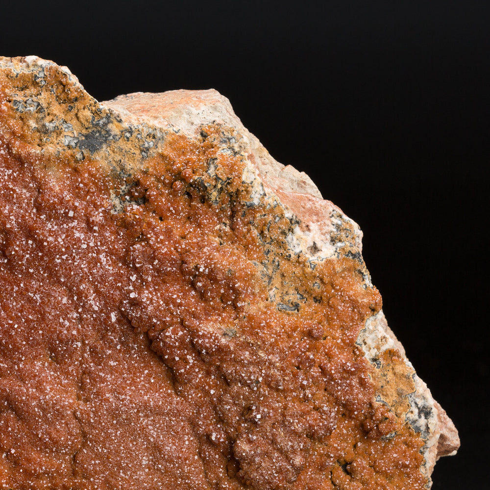 4.67kg 26cm Large Orange Red Vanadinite Crystal Cluster Mineral Specimen Morocco
