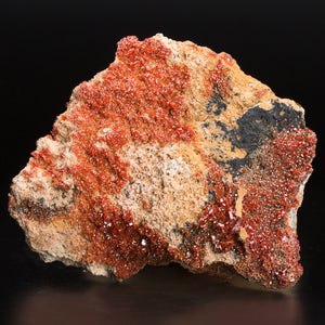 2.12kg 18cm Large Red Vanadinite Crystal Cluster Mineral Specimen from Morocco