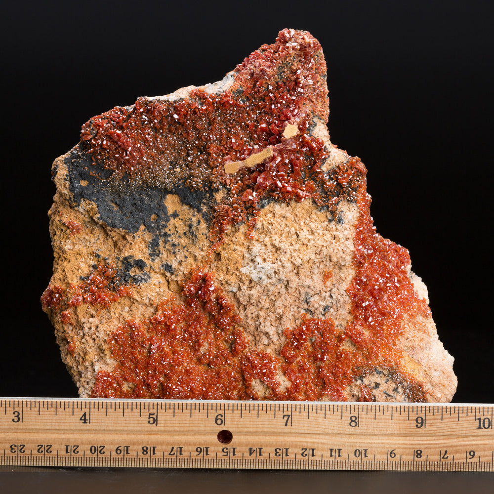2.12kg 18cm Large Red Vanadinite Crystal Cluster Mineral Specimen from Morocco
