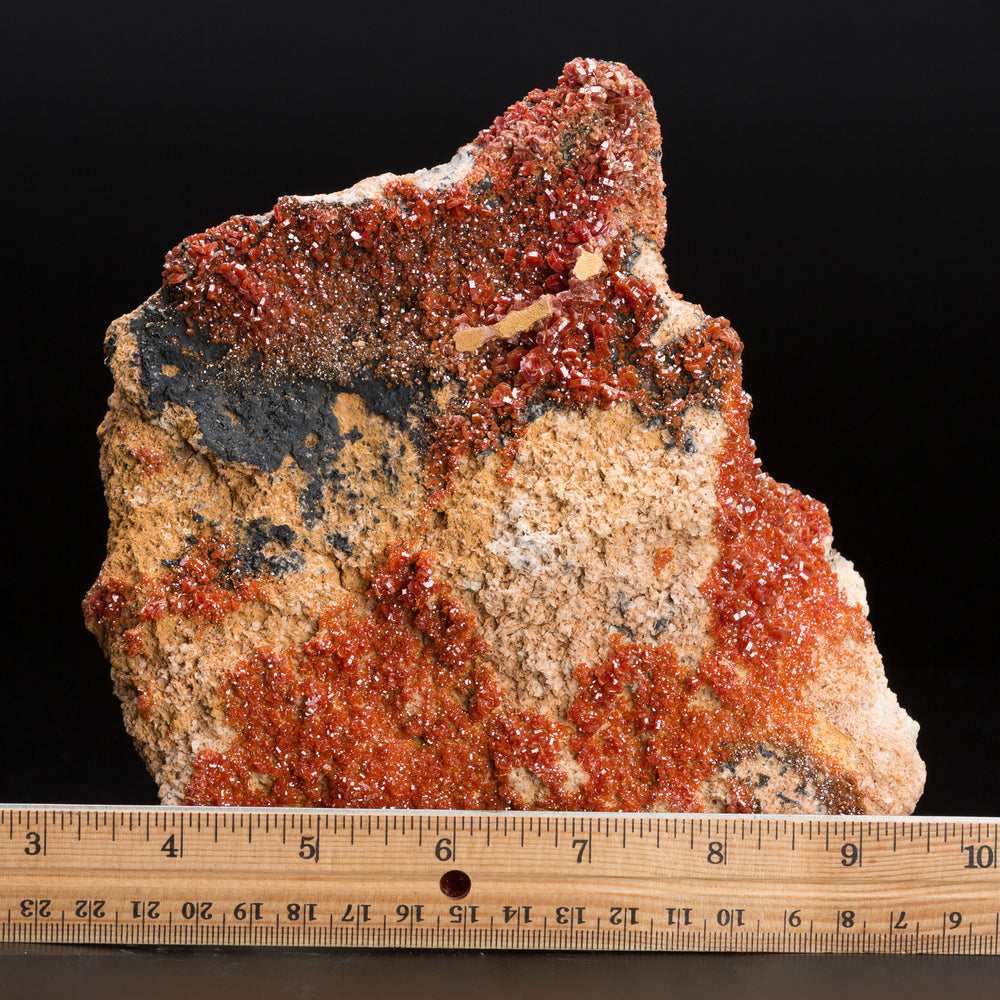 
            
                Load image into Gallery viewer, 2.12kg 18cm Large Red Vanadinite Crystal Cluster Mineral Specimen from Morocco
            
        